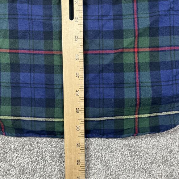 Ralph Lauren Flannel Shirt Mens Medium Button Down Tartan Plaid Cotton Pony - Picture 11 of 14
